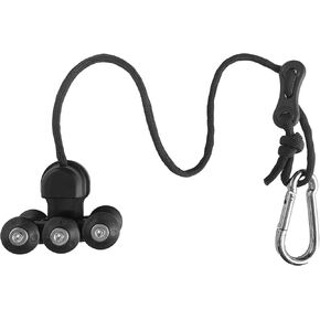 U1 هولا هوب - 30 عقدة 19 بوصة - 61 بوصة خصر قابل للتعديل، قفل مغناطيسي مع رؤوس تدليك زنبركية، طوق إنفينيتي مقاس إضافي للبالغين والأطفال، تمرين البطن، فقدان الوزن، تجانس البطن in Kuwait