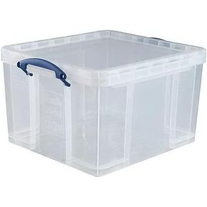 صندوق تخزين بغطاء سهل الاستخدام حقًا سعة 42 لترًا، شفاف (42L CL) in Kuwait