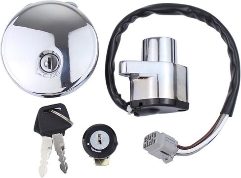 Igntiton Swtich ومجموعة غطاء غاز الوقود لكاواساكي VN1500N VN1500T فولكان 1500 1998 1999 2000 2001 in Kuwait