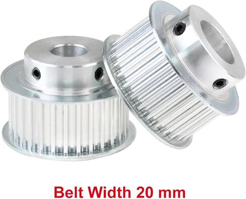 Timing Pulley 5M-30T Bore 6/6.35/8-mm Slot Width 16/21mm 1Pcs(14 mm,21 mm) in Saudi Arabia