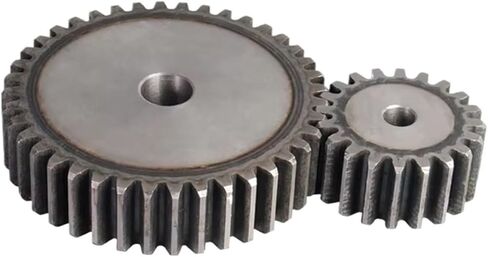 2.5M Spur Gear 10-25T Flat Cylindrical Tramission Gears 45#Steel Thickness 20mm 1Pcs(10 Teeth-1pcs) in Saudi Arabia