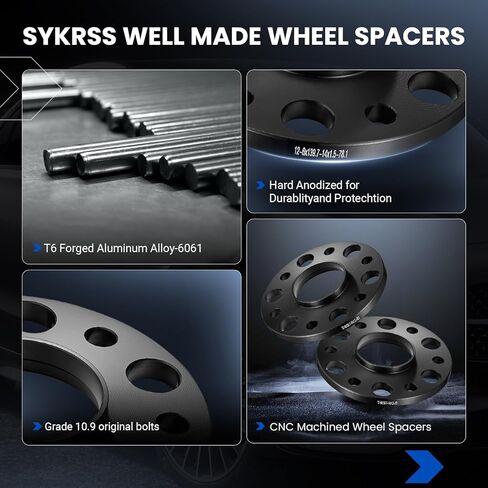6x5.5 12mm Wheel Spacers Compatible with Chevy Silverado 1500 2019-2021, Compatible with GMC Sierra 1500 Limited, 6x139.7mm Wheel Spacer Hubcentric 78.1mm Bore – Set of 4 in Saudi Arabia