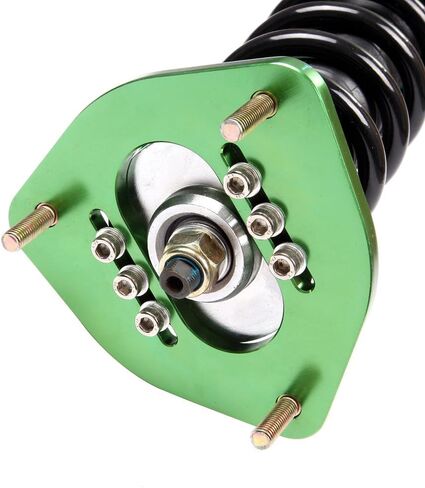 مجموعة تعليق Coilovers مناسبة لسوبارو فورستر 2003-2008، لسوبارو إمبريزا 2002-2007، لساب لـ 9-2X 2005-2006 دعامات كويلوفيرز، طقم خفض الارتفاع قابل للتعديل، أخضر in Kuwait