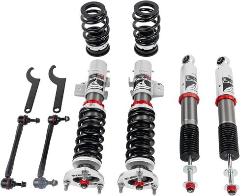 FAPO PF Coilovers 32-way Damper for Honda Civic SI FG/FB 2012-2015، لـ Acura ILX DE2 2016-2019 ارتفاع قابل للتعديل أحادية الأنبوب لخفض دعامات التعليق in Saudi Arabia