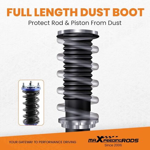 كويلوفيرز maxpeedingrods لهوندا سيفيك 1988-2000، لهوندا CR-X 1988-1991، لCR-X Delsol 1993-1995، لأكورا إنتيجرا 1990-2001، طقم خفض الارتفاع قابل للتعديل أزرق in Kuwait