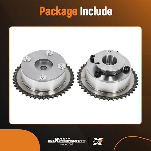 maxpeedingrods 24370-2E020 عمود الحدبات العادم والمدخل فيزر VVT ضرس، مجموعة تروس CVVT لشركة Hyundai Elantra 2014-2020 2.0L، Kia Forte5 2014-2018، يستبدل 24350-2E201، 24350-2E200، 918-792 in Kuwait