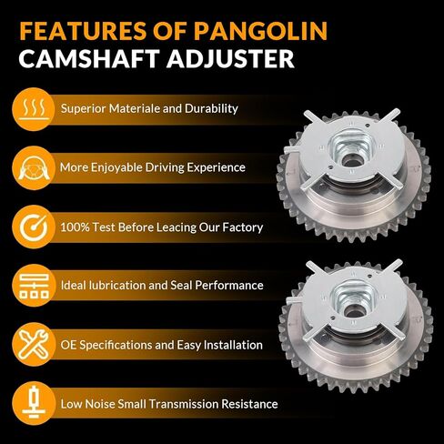 Camshaft Phaser Variable Timing Camshaft Gear & Bolts Compatible with Ford Expedition/Mustang/Explorer/F-150/F-250/F-350 Super Duty 2004-2011 4.6L 5.4L Replaces 3R2Z-6A257-DA 3L3E-6C524-FA in Saudi Arabia