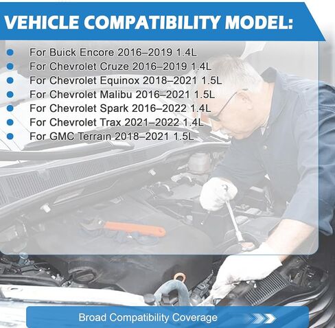 مجموعة ضرس تروس عمود الحدبات للسحب والعادم 12643698/12655753 لسيارة Chevy Equinox/Malibu/Buick Encore 2016-2022 1.4L-1.5L - يعيد توقيت الصمام ويعزز استجابة الخانق ويحسن كفاءة استهلاك الوقود in Saudi Arabia