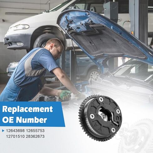 مجموعة ضرس تروس عمود الحدبات للسحب والعادم 12643698/12655753 لسيارة Chevy Equinox/Malibu/Buick Encore 2016-2022 1.4L-1.5L - يعيد توقيت الصمام ويعزز استجابة الخانق ويحسن كفاءة استهلاك الوقود in Saudi Arabia