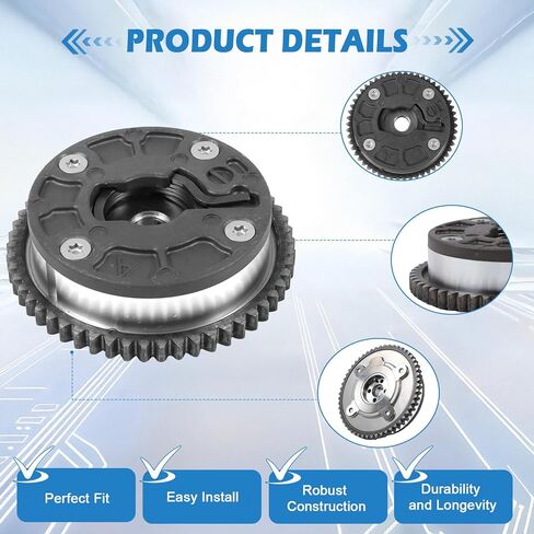 مجموعة ضرس تروس عمود الحدبات للسحب والعادم 12643698/12655753 لسيارة Chevy Equinox/Malibu/Buick Encore 2016-2022 1.4L-1.5L - يعيد توقيت الصمام ويعزز استجابة الخانق ويحسن كفاءة استهلاك الوقود in Saudi Arabia