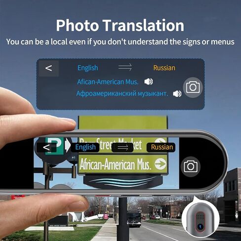 قلم مترجم، قلم قارئ المسح الضوئي، جهاز مترجم اللغة، أداة مساعدة للأطفال والكبار، الذين يعانون من عسر القراءة، ومتعلمي اللغة وصعوبات التعلم، بما في ذلك 142 لغة (رمادي) in Kuwait