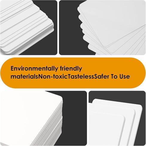 100 حزمة - بطاقات PVC فارغة ZSZ مع طلاء محسّن للحبر، بطاقات بلاستيكية CR80 30 مل لطابعات الحبر in Kuwait