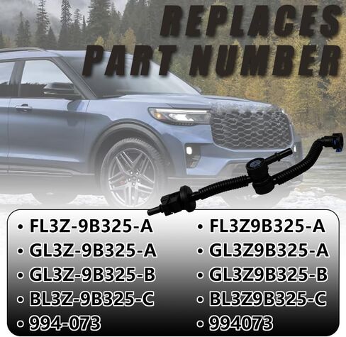 FL3Z-9B325-A Fuel Tube Support Bracket W/Purge Solenoid Fit for 2015-2021 Ford F150 Edge Explorer Police Interceptor Utility Lincoln Aviator Replace GL3Z-9B325-B BL3Z-9B325-C GL3Z-9B325-A in Saudi Arabia
