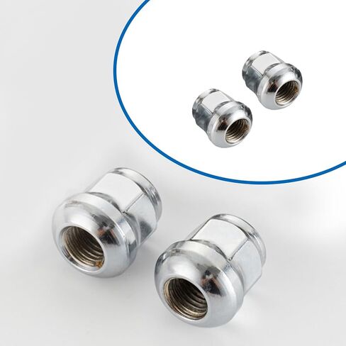 4PCS M12x1.5 Wheel Studs and Lug Nuts Set, Compatible with Honda Accord Civic City CR-V HR-V Insight Element Prelude S2000 & Acura Legend Integra Fits Multiple Models Chrome Wheel Studs Replacement in Kuwait