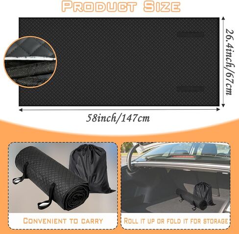 سجادة زاحفة دوارة، سجادة إصلاح قابلة للطي أسفل السيارة، زاحفة سيارات من أجل خلوص منخفض مع حقيبة تخزين، وسادة دوارة زاحفة محمولة، أداة إصلاح تلقائية للعمل على الأرض (58 بوصة × 26.4 بوصة) in Kuwait