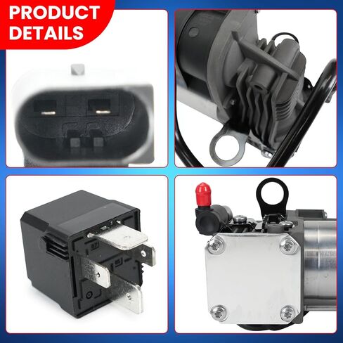 MOCA Air Suspension Compressor Compatible with 18-20 for Mercedes-Benz Maybach S560 4.0L/ S450 3.0L, 14-17 for S550 4.7L, 2019 for Mercedes-Benz S560 4.7L/ S560L 4.0L, 18-21 for S63 AMG 4.0L in Saudi Arabia