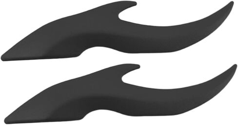 2 Pieces Car Roof Dragon Horn Modification Halloween Devil Horn Car Exterior Decor 3D Auto Roof Decoration, Black in Kuwait