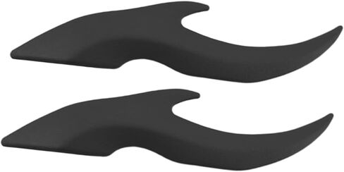 2 Pieces Car Roof Dragon Horn Modification Halloween Devil Horn Car Exterior Decor 3D Auto Roof Decoration, Black in Kuwait