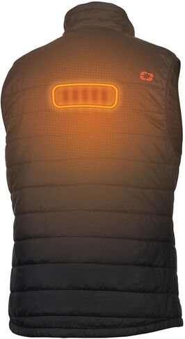 Polaris Mens Heated Snowmobile Vest w/Rechargeable Battery Insulated Black - X-Large in Saudi Arabia