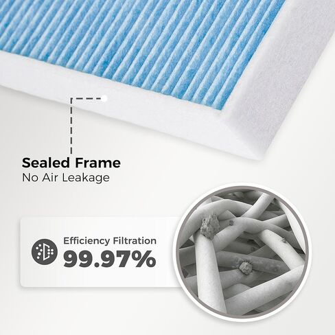 Engine Air Filter&Cabin Air Filter Combo Pack-Compatible with Jeep Cherokee 2014 2015 2016 2017 2018-CF12000&CA11877 in Kuwait