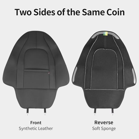 Seat Back Kick Protector Designed for Tesla Model Y/3/X/S Accessories(Includes 2025 Model Y & 2024-2025 Model 3 Highland) - Waterproof, Scratchproof Backseat Cover, Set of 2 in Kuwait