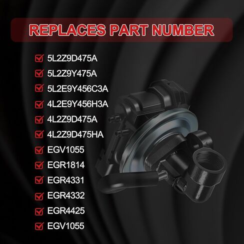 استبدال صمام EGV1055 EGR متوافق مع Ford Explorer 2004-2010، من أجل Explorer Sport Trac 2007-2010، من أجل Mercury Mountaineer 2004-2010 استبدال إعادة تدوير غاز عادم السيارات in Kuwait
