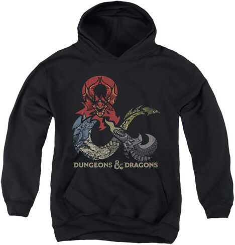 Dungeons & Dragons Dragons in Dragons Unisex Youth Pull-Over Hoodie for Boys and Girls in Saudi Arabia