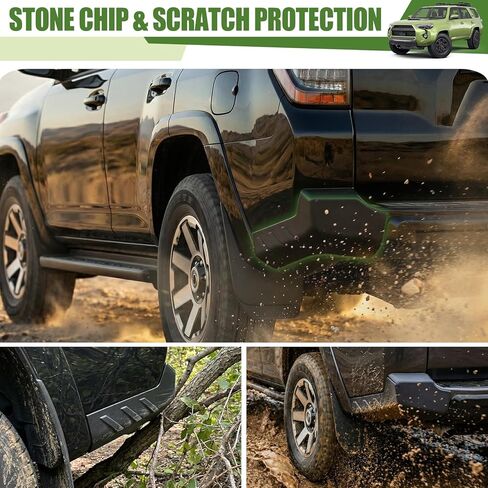 واقي المصد الخلفي لسيارة Toyota 4Runner 2014-2024 (استبعاد TRD Sport & Limited) غطاء زاوية واقي المصد الخلفي مادة TPE ناعمة لملحقات السيارة الخارجية 14-24 4 عداء in Kuwait