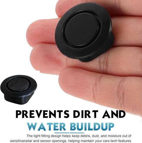 10 PCS Car Bumper Radar Hole Plugs Cover, Waterproof & Dustproof Front Rear Bumper Radar Cover Cap, Plastic Parking Sensor Hole Plug, Universal for Most Cars (21-23mm) in Kuwait