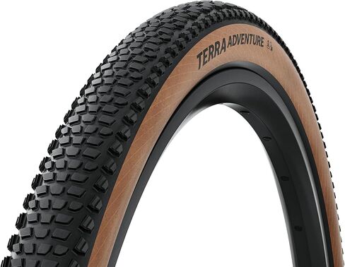 Continental Terra Adventure Tire - 700 x 45 Tubeless Folding Black / Transparent Grip Trail Casing E25 in Saudi Arabia