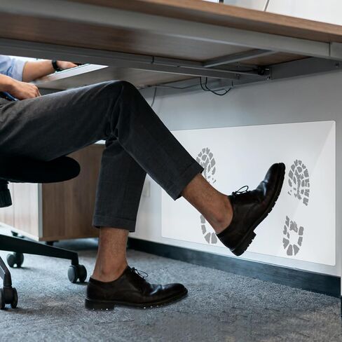 Transparent Under-Desk Wall Protector with Transparent Double-Sided Tape Removes Without Residue Easy to Clean（15.7inch*23.6inch） in Kuwait