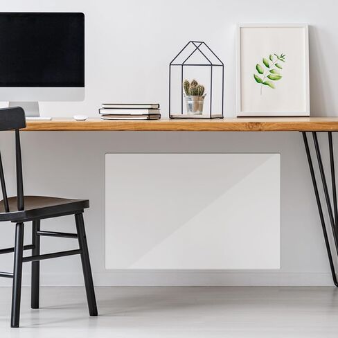 Transparent Under-Desk Wall Protector with Transparent Double-Sided Tape Removes Without Residue Easy to Clean（15.7inch*23.6inch） in Kuwait