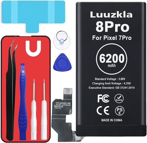 Luuzkla 9000mAh Battery Compatible with SCP-73LBPS, (2024 New Upgrade) Super Capacity Replacement Battery Compatible with Kyocera SCP-73LBPS -0 Cycle-24 Months Service in Kuwait