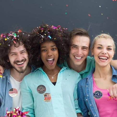 4 قطع من دبابيس الذكرى السنوية الـ 250 لأمريكا في الولايات المتحدة الأمريكية 250 عامًا من دبابيس طية صدر السترة التذكارية من المينا 1776-2026 شارة معدنية بأزرار للتذكار وهدية عيد الاستقلال الوطني in Kuwait