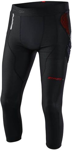 Troy Lee Designs Stage Ghost D30 Pant Baselayer, Solid Black, Small in Saudi Arabia