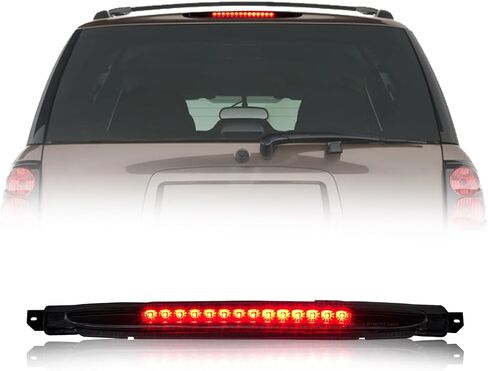 Third Brake Light for 2002-2009 Chevy Trailblazer Accessories GMC Envoy, High Mount Rear Brake Lights Assembly for 04-07 Buick Rainier Accessories, Waterproof Rear Cab Center Tail Lights in Kuwait