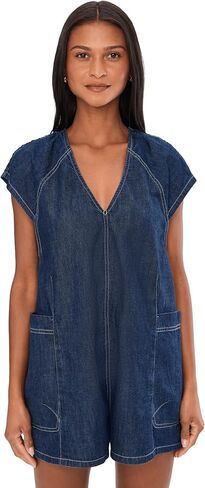 Free People Women's Free Fall Denim Rompers in Saudi Arabia
