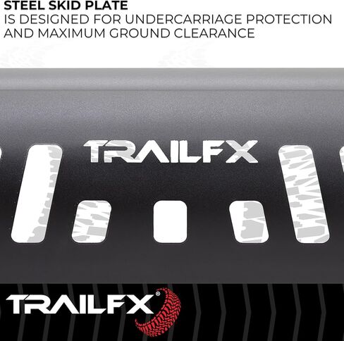 Trailfx Bull Bar B0046T, 3 Inch Diameter, Powder Coated, Titanium Black, with Skid Plate/Holes for Optional Lighting, 6-1/2 Inch Max Light/ 20 Inch Max Light Bar, Fits 2024-2025 Toyota Land Cruiser in Saudi Arabia