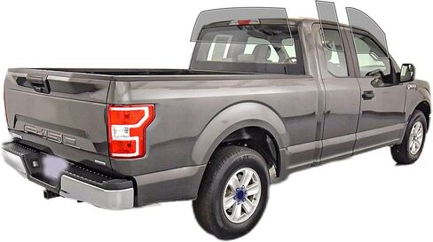 AUTOTEK مسبق القطع من جميع الجوانب، طبقة تظليل النوافذ للسيارات، حماية من أشعة الشمس، الخصوصية، طبقة زجاجية مضادة للكسر، أي مجموعة تظليل ملونة لسيارة Ford F150 Extended Cab 2015-2020 in Kuwait