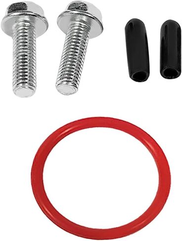 غطاء قابس مضخة الزيت مناسب لموديلات Yamaha PW50 PW80 Y-Zinger 1981-2024، مع غطاء قابس مضخة الزيت، حلقة دائرية من السيليكون عالي الحرارة، قطعتان من براغي التثبيت، غطاء المنفذ in Saudi Arabia