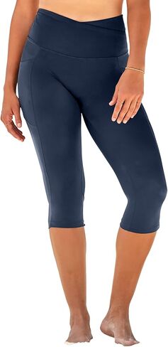 Swimsuits For All Swim 365 Women's Plus Size Compression Swim Capri in Saudi Arabia
