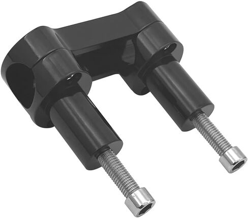 1-1/4" Gloss Black Diameter Handlebar Riser High style Top Clamp Kit Mount Clamp Brackets Fit for Harley Sportster Softail Dyna Fat Boy in Saudi Arabia
