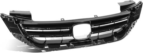 شواية DNA MOTORING OE Style مع فتحة شارة متوافقة مع 13-15 Accord 4D 6 Cyl USA، مطلية باللون الأسود، OEM-GR-HO1200215 in Saudi Arabia