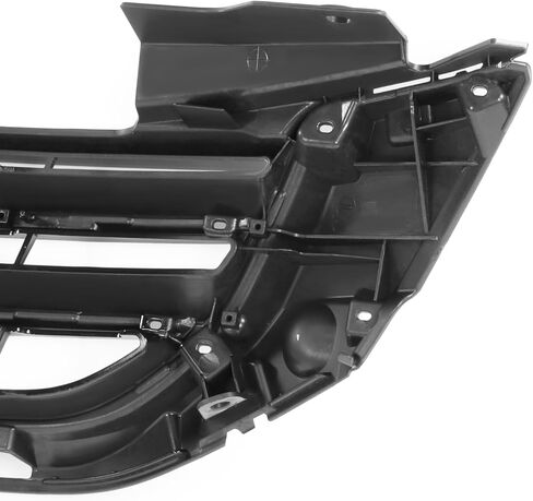 شواية DNA MOTORING OE Style مع فتحة شارة متوافقة مع 13-15 Accord 4D 6 Cyl USA، مطلية باللون الأسود، OEM-GR-HO1200215 in Saudi Arabia
