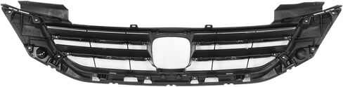 شواية DNA MOTORING OE Style مع فتحة شارة متوافقة مع 13-15 Accord 4D 6 Cyl USA، مطلية باللون الأسود، OEM-GR-HO1200215 in Saudi Arabia