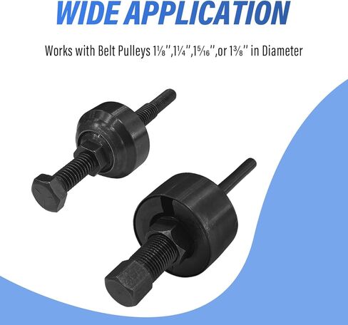 مجموعة أدوات تثبيت بكرة مضخة التوجيه الكهربائية، مجموعة أدوات تثبيت مزيل السحب المتوافقة مع سيارات Ford وGM وChrysler - أزرق in Kuwait
