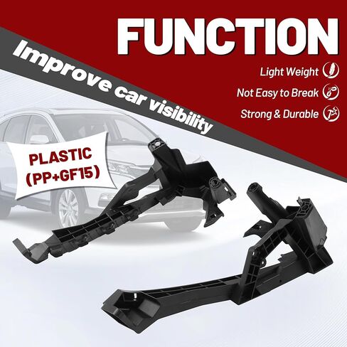HECASA Headlight Bracket Pair Set Compatible with 2015-2016 Honda CR-V Front Headlamp Mounting Panel Replacement for 71190T1WA00 71140T1WA00 HO1042122 HO1043122 in Saudi Arabia