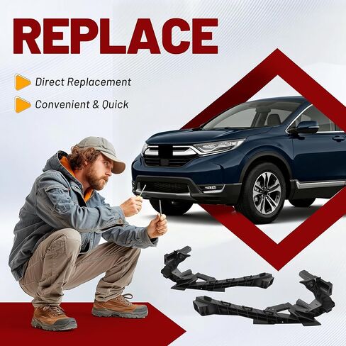 HECASA Headlight Bracket Pair Set Compatible with 2015-2016 Honda CR-V Front Headlamp Mounting Panel Replacement for 71190T1WA00 71140T1WA00 HO1042122 HO1043122 in Saudi Arabia