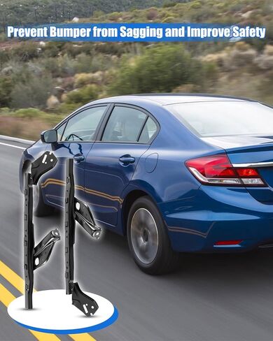 طقم تثبيت دعم المصباح الأمامي والمصد الأمامي مناسب لسيارة Honda Civic Sedan 2012 2013 2014 2015، طقم تثبيت دعامة الجانب الأيمن الأيسر استبدال 71190-TR0-A00 71140-TR0-A00 in Saudi Arabia