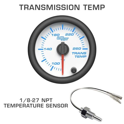 GlowShift Diesel Gauge Package Compatible with Dodge Ram Cummins 1500 2500 3500 1994-1997 - White 7 Color 60 PSI Boost, 1500 F Pyrometer EGT & Transmission Temp Gauges - Black Triple Pillar Pod in Saudi Arabia
